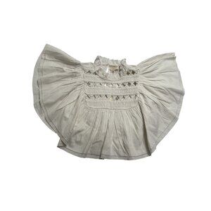 Sezane Milline Blouse in Ecru